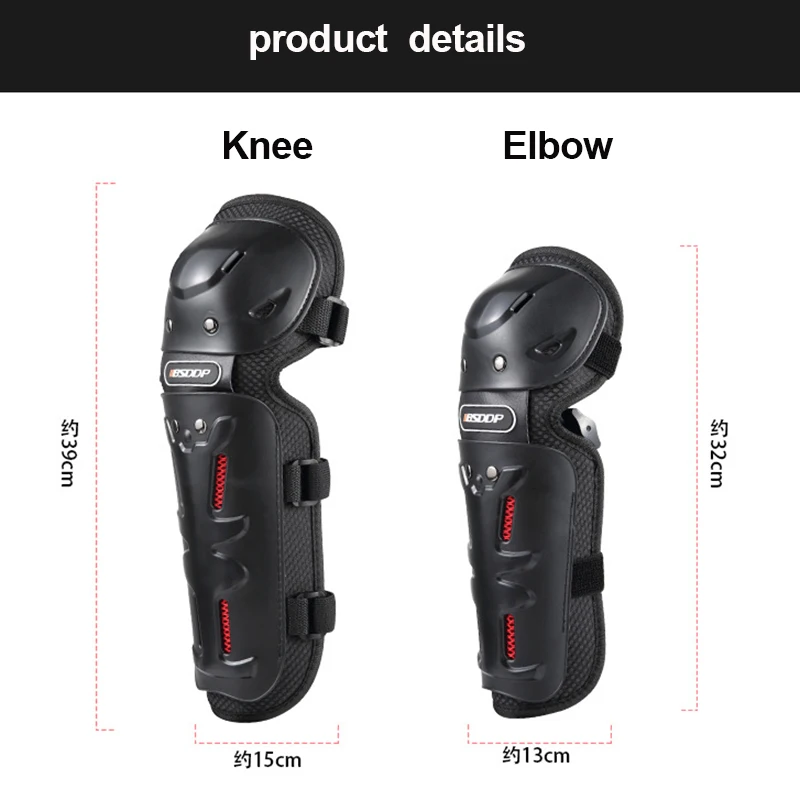 4 шт./1 партия мотокросса наколенник защитный Ортез налокотники щиток для наколенников мотоциклетные Спортивные щитки для велосипедистов защитное снаряжение