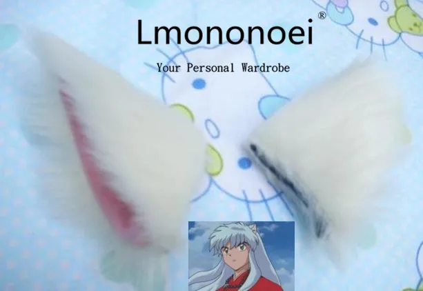

Lmononoei Inuyasha Cosplay ear Clips one pair