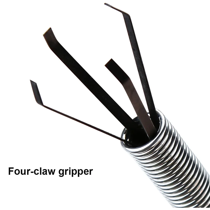 

Kitchen Cleaner Tool with Spring Four-claw Gripper for Pipeline Sewer UD88