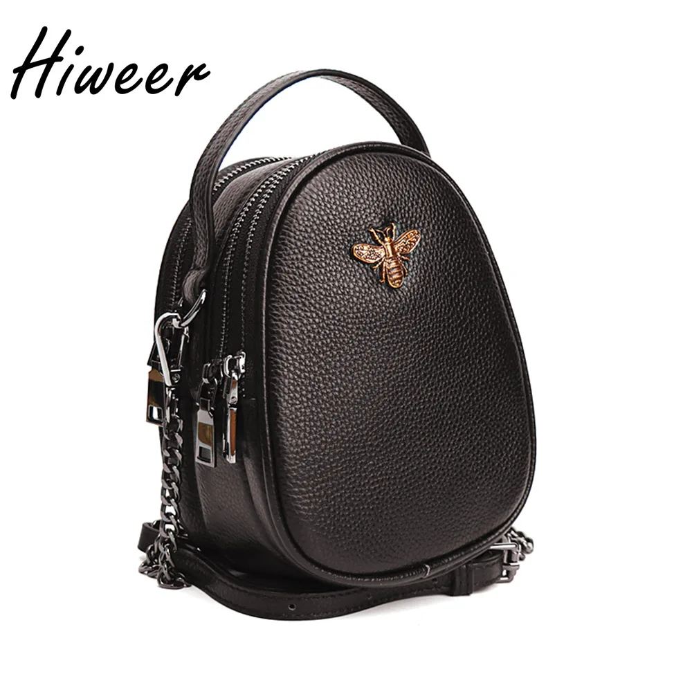 

2018 new multi-layer mobile phone bag diagonal leather casual models mini shell portable ladies shoulder bag