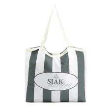 Заказная складная сумка рекламная нейлоновая хозяйственная сумка хозяйственные сумки с обжимным верхним краем