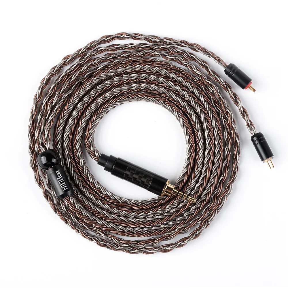 HiFiHear 16 Core посеребренный балансный кабель 2 5/3 5/4 4 мм с MMCX/2PIN/QDC для BLON BL 01 03 плотным