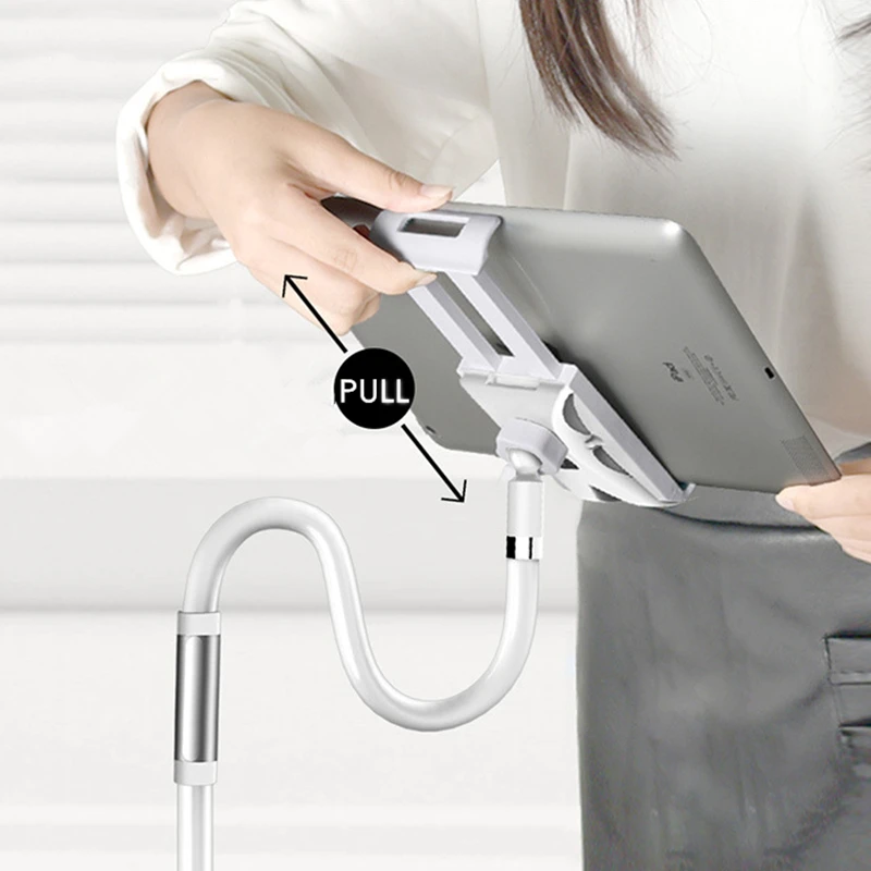  Tablet Holder 130cm Long Arm Bed/Desktop Clip Bracket For iPad Desk Tablet Stands Support 4.0 inch 