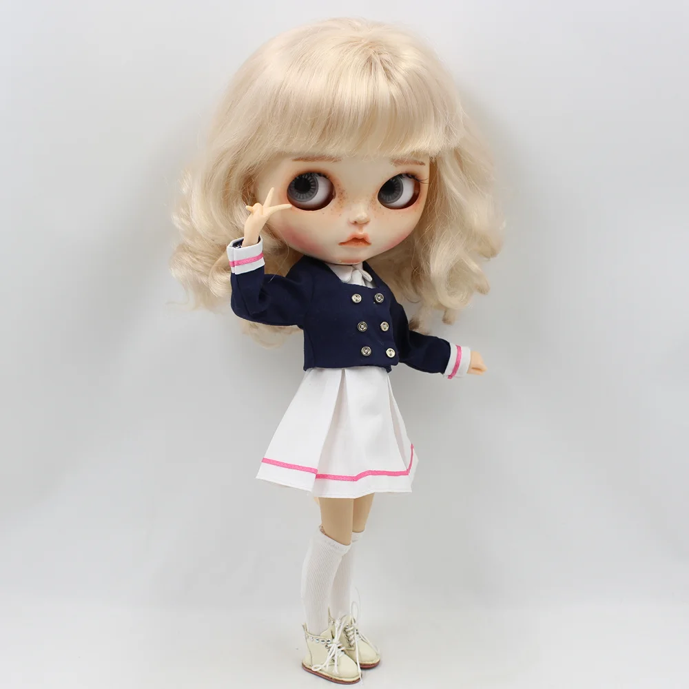 

Outfit for ICY Blyth doll Clothes Cardcaptor Sakura Clear Card school uniform Cute cosplay outfits for the 1/6 Size.