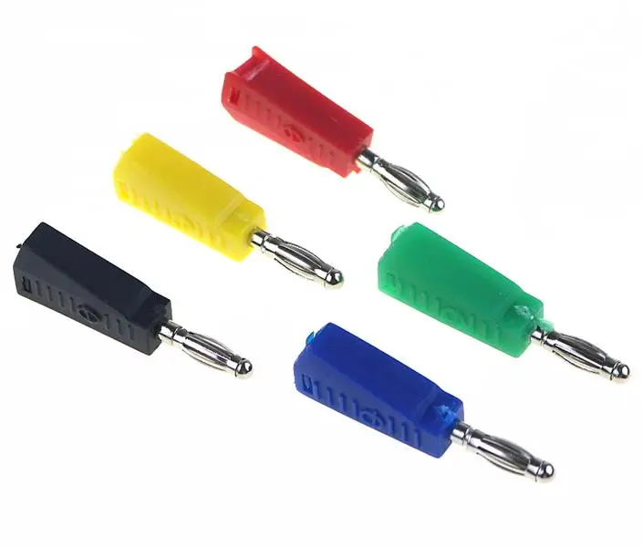 2 plug test. Banana plug insert.