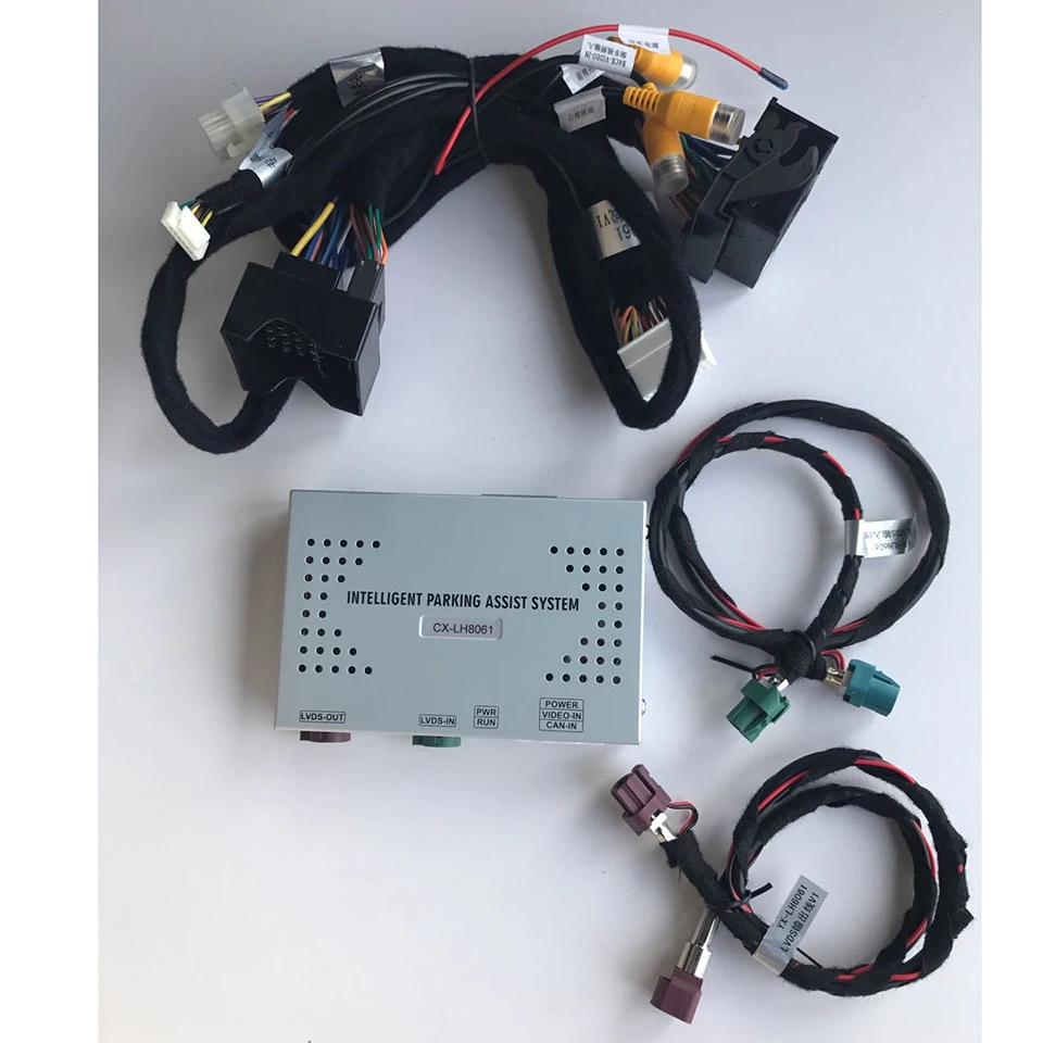 

Car Backup Camera Video Interface with Intelligent Parking Assist System for BMW EVO