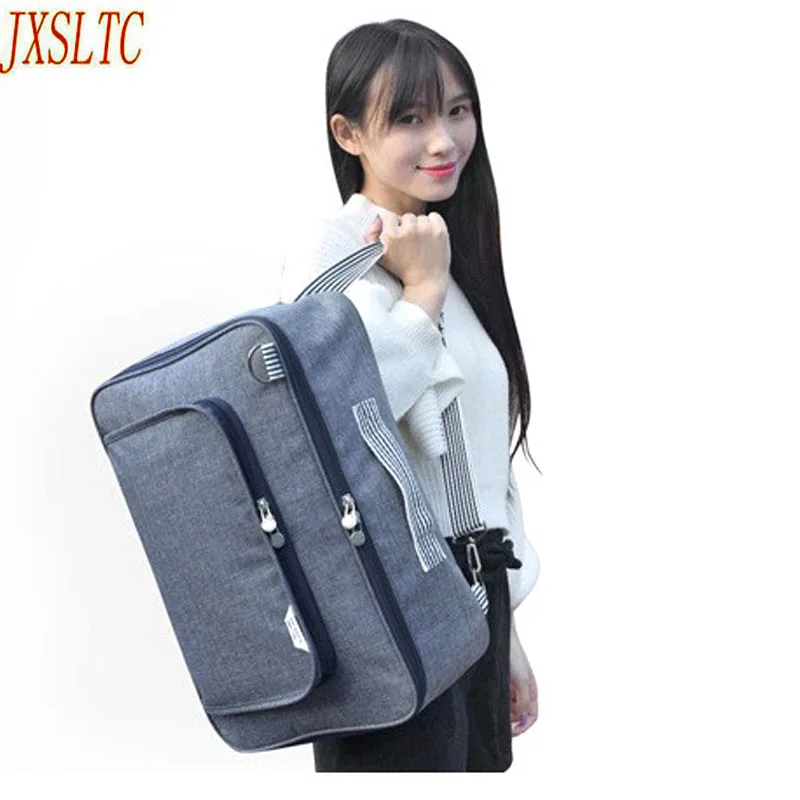 JXSLTC الرجال السفر أكياس سعة كبيرة حقائب و حقائب السفر في الطريق الأزياء ظهره رحلة الأصلي كمبيوتر محمول حقيبة الظهر