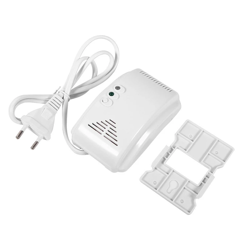 DC12V Security LPG Natural Gas Leak Sensor Detector For Home Kitchen 11