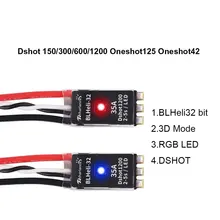 35A Brushless ESC BLHeli_32 Bit 35A 2-5S Electronic Speed Controller Built-in LED Support Dshot150/300/600/1200 for FPV RC