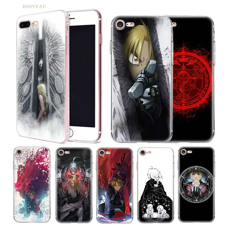 Anime Case for iphone 7 7S 8 Plus X 10 5 5SE 5C 6 6S Silicone
