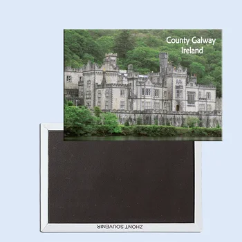 

Kylemore Abbey, Connemara, County Galway, Ireland, Magnetic refrigerator stickers, tourist souvenirs, small gifts 24738