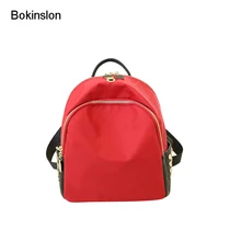 Bokinslon Школьные сумки для Женская мода Оксфорд Рюкзаки женский сплошной Цвет Популярные Для женщин Рюкзаки Сумки высокое качество