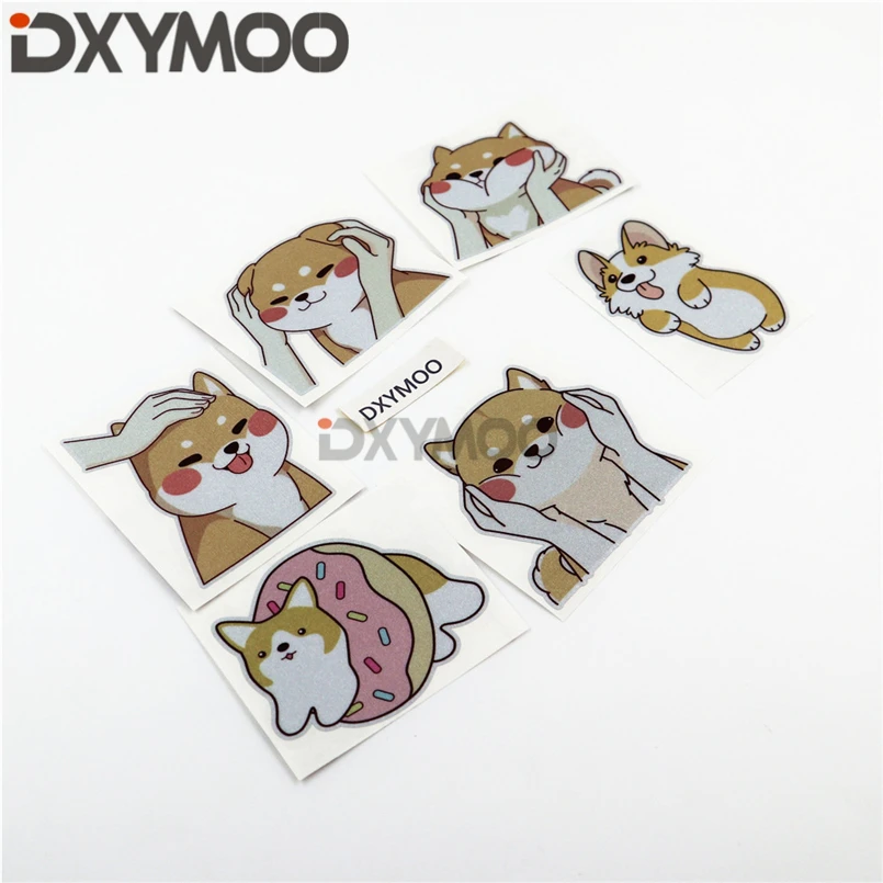 

Cute Dog Vehicle Auto Window Body Door Sticker Corgi Shiba INU Lovely Pet DIY Home Decorate Bumper