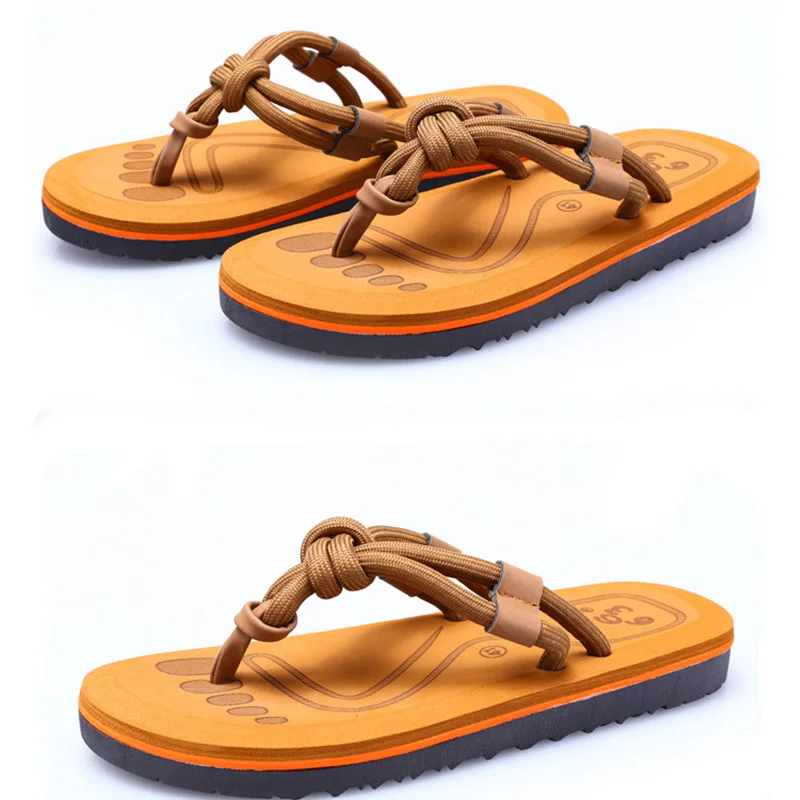2017 New Flip Flops Men Sandals Casual Summer Slippers Shoes Men Leisure Outside Cool Beach Flip 