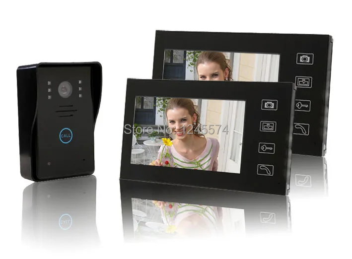 

2.4G 7" TFT LCD Monitor Wireless Video Intercom Doorbell Home Security Monitor