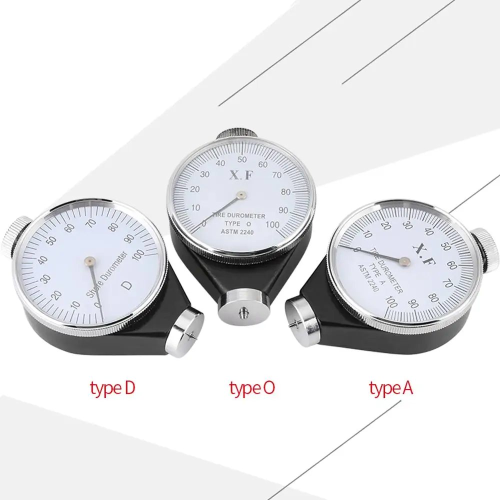 

Shore Type A/O/D Rubber Tire Durometer Hardness Tester Meter 0-100 HA