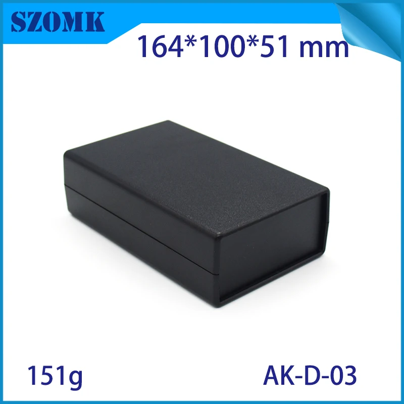 

1 piece, 164*100*51mm hot selling electronics instrument enclosure control box plastic case for desktop housing box plastic case