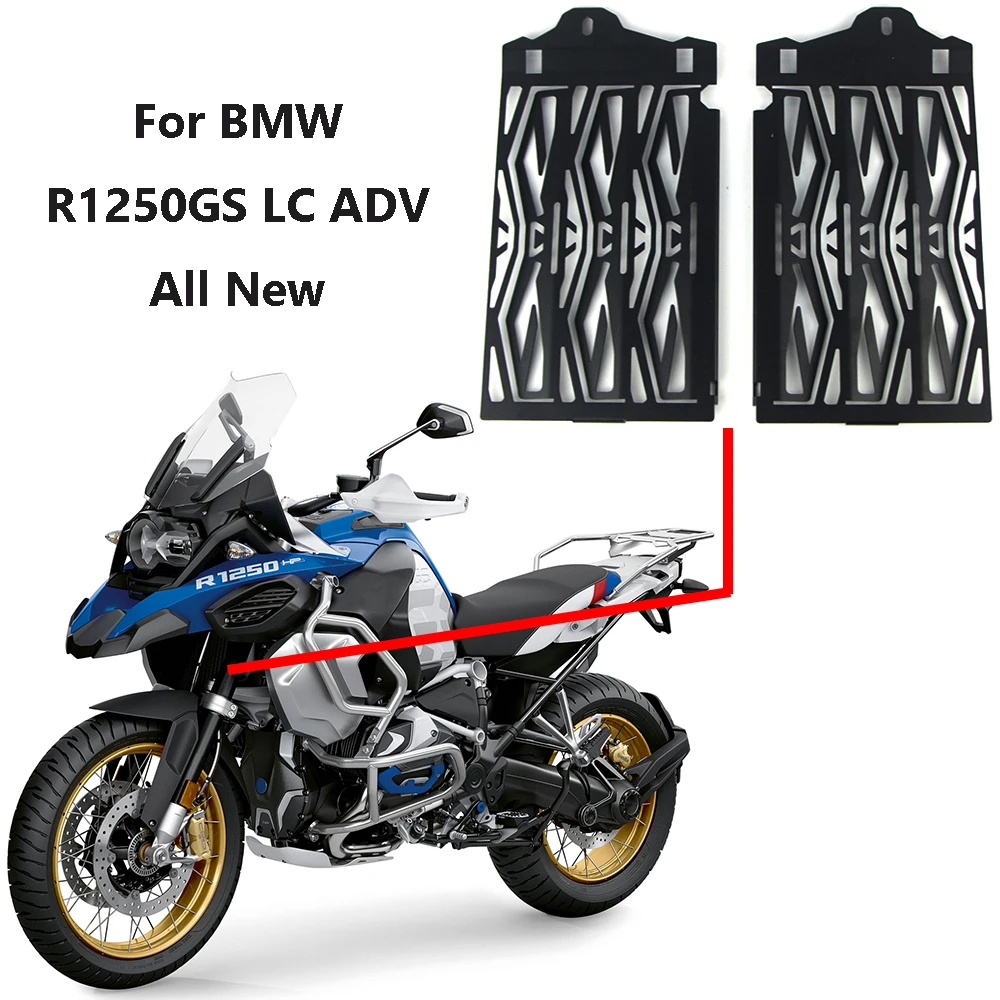 

For BMW R1250GS LC R1250 GS LC ADV Adventure 2019 Aluminum Motorcycle Radiator Guard Protection Grille Grill Cover