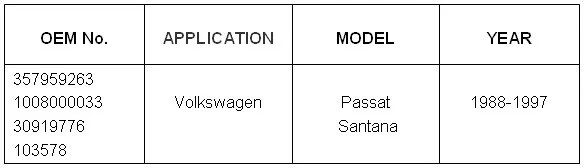 Для двигателя нагнетателя отопителя резистор использовать OE NO. 357959263, 1008000033, 30919776, 103578 для VW Volkswagen Passat Santana