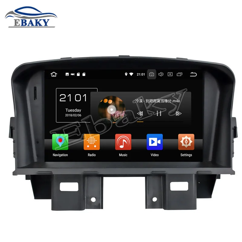 Flash Deal NaviTopia 7inch 4GB RAM 64GB ROM Octa Core Android 9.0 Car DVD Player For Chevrolet CRUZE 2008 2009 2010 2011 Radio Audio 4