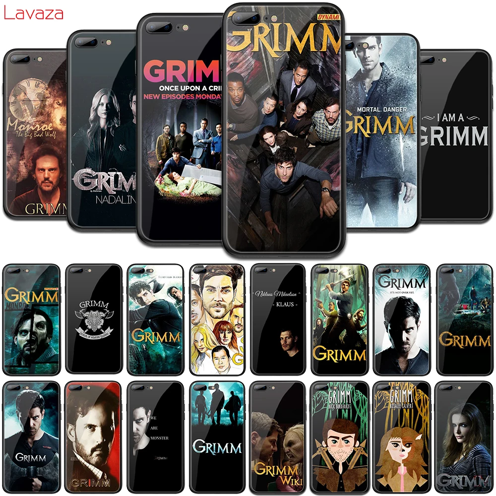 Мягкий чехол из закаленного стекла Lavaza Grimm для iPhone 6 6S 7 8 Plus 5 5S SE XR X XS 11 Pro MAX |