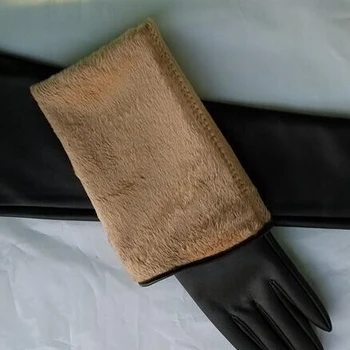 

WOWTIGER Gloves Fashion pu women warm gloves Maomao warm gloves for women