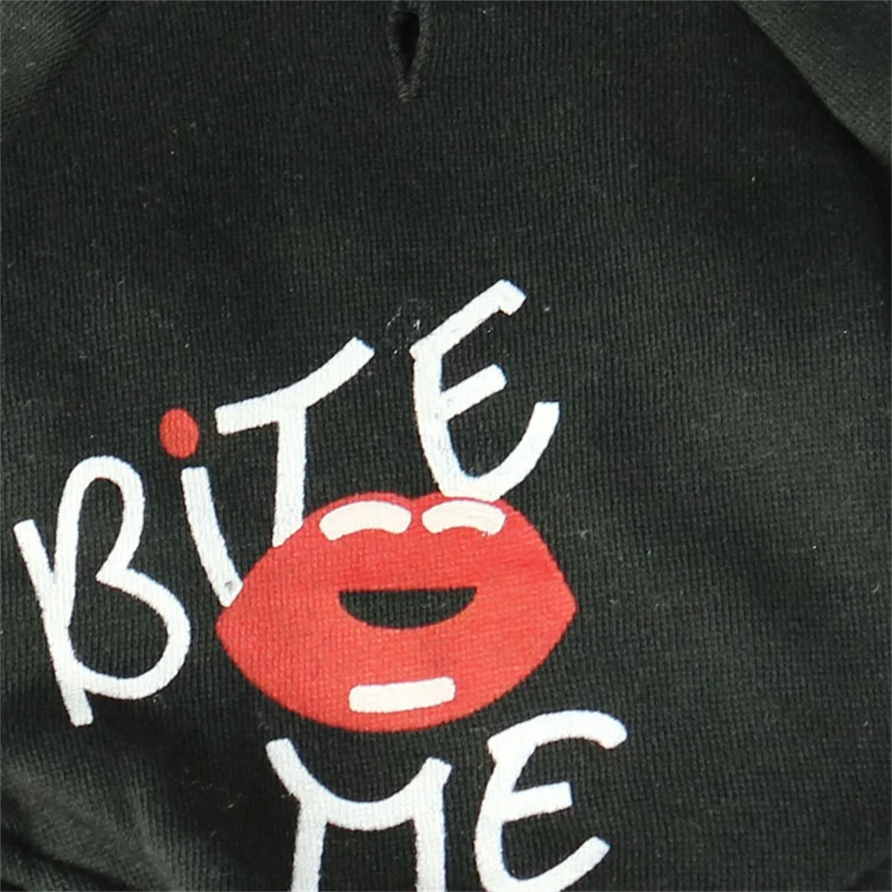 Одежда для собак зимняя Толстовка Bite Me одежда маленьких средних пальто чихуахуа