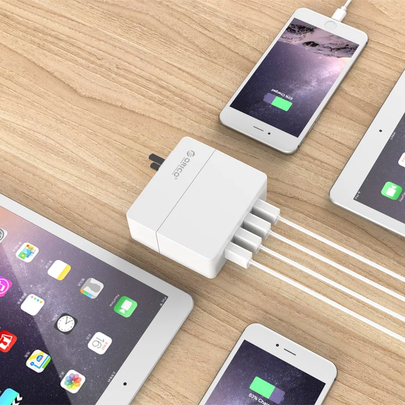 ORICO المحمولة السفر الحائط شاحن 4 ميناء 30 W شاحن يو اس بي ل هاتف لوحي USB الأجهزة EU/AU/UK/ الولايات المتحدة التوصيل شاحن ORICO المحمولة السفر الحائط شاحن 4 ميناء 30 W شاحن يو اس بي ل هاتف لوحي USB الأجهزة EU/AU/UK/ الولايات المتحدة التوصيل شاحن