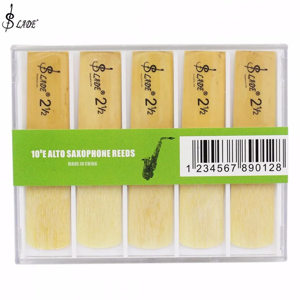 

SLADE 10pcs 2-1/2 2.5 Reeds Alto Clarinet /Alto/SopranoReeds Reed for Clarinet Woodwind Instruments Parts & Accessoeres