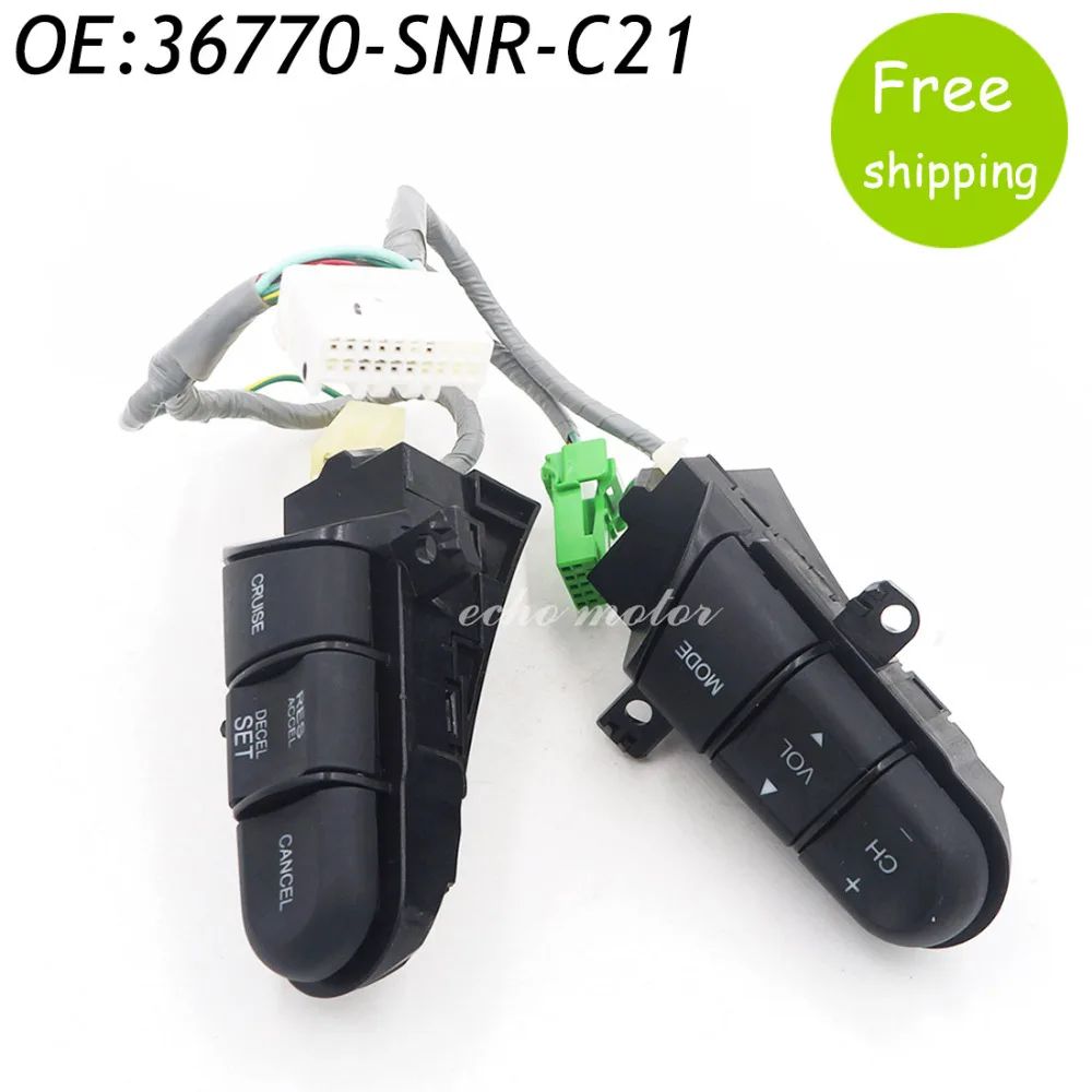 

New 36770-SNR-C21 Steering Wheel Audio Control Switch For Honda Civic 36770-SNR-C21 36770SNRC21