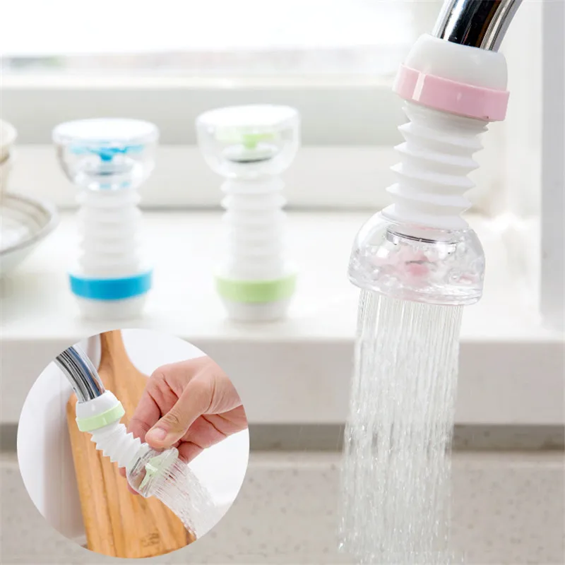 

Kitchen faucet splash shower faucet water purifier retractable bending 360 degree rotating water spray filter
