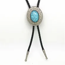 Европа и Америка популярные западные Боло галстук из металла Для мужчин Jewelry кожа Боло галстук для Для мужчин Боло Цепочки и ожерелья с фабрики