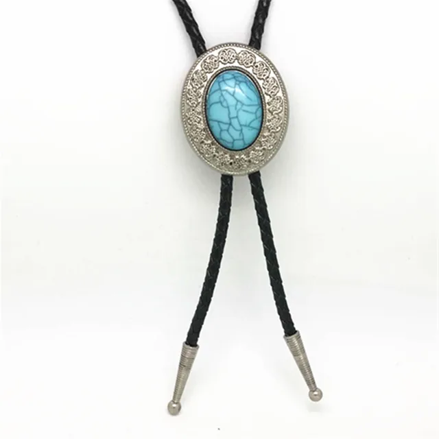 New Europe and America Popular Western Bolo Tie Metal Men Jewelry