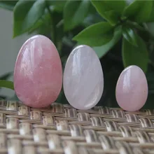 1 шт непросверленный натуральный розовый кварц иони яйцо нефрит яйцо хрустальный шар тазового Кегеля Упражнение вагинальная подтяжка Сфера