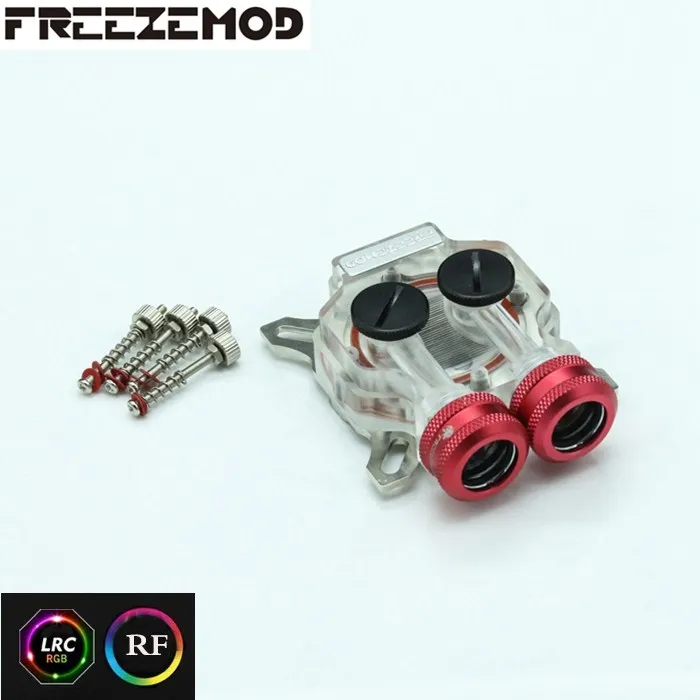 

FREEZEMOD RGB Video Card GPU core cover water cooling block suitable for 43mm-53mm hole pitch. VGA-TMD