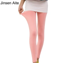 Jinsen Aite размера плюс 2XL-6XL Зимние флисовые толстые женские теплые леггинсы эластичные тонкие Стрейчевые молочные шелковые брюки женские брюки JS237