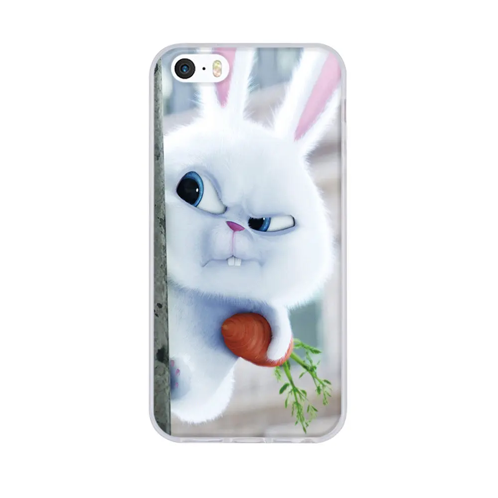 For iPhone 5 5S SE Phone Cases For iPhone 5S Case 3D Pattern Cute Capa For iPhone SE Case Silicon TPU Cover For iPhone 5 Case