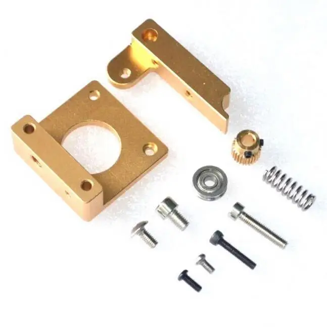  3D printer accessories MK8 extruder aluminum block DIY kit Makerbot dedicated single nozzle extrusion head aluminum block 