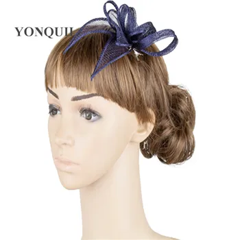 

Mini cute sinamay fascinators wedding accessories fashion children brooches clips party hats bridal fascinators 3Pcs/lot MYQ014