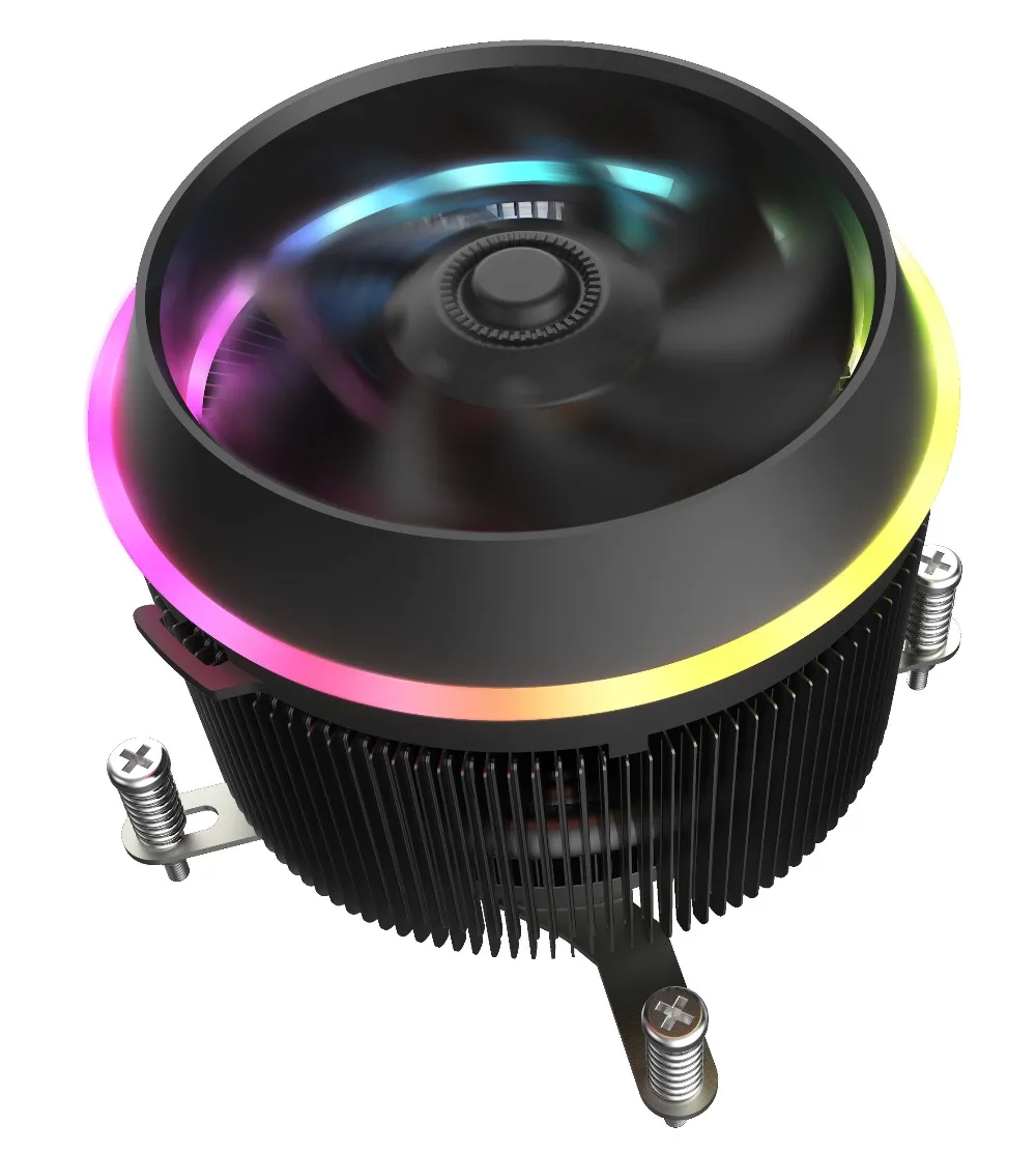 Aigo وحدة المعالجة المركزية برودة 5 V TDP 280 W 4pin LED PWM RGB مروحة المبرد برودة اللوحة مزامنة السيطرة التبريد ل إنتل AM3/AM4/2011/LGA