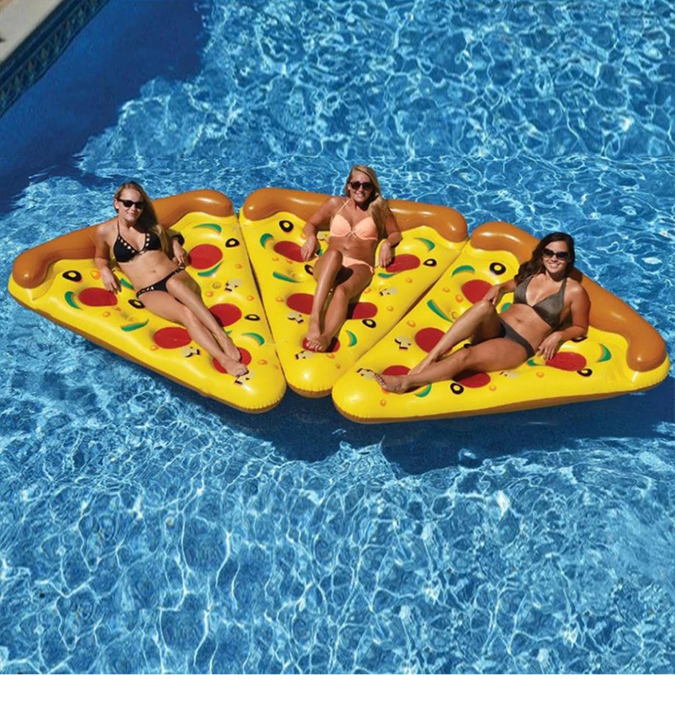 180*150 см надувной коврик для бассейна пиццы ряд цвет плавающая кровать нарукавники для плавания Матрасы для игрушки для бассейна летние водные игрушки