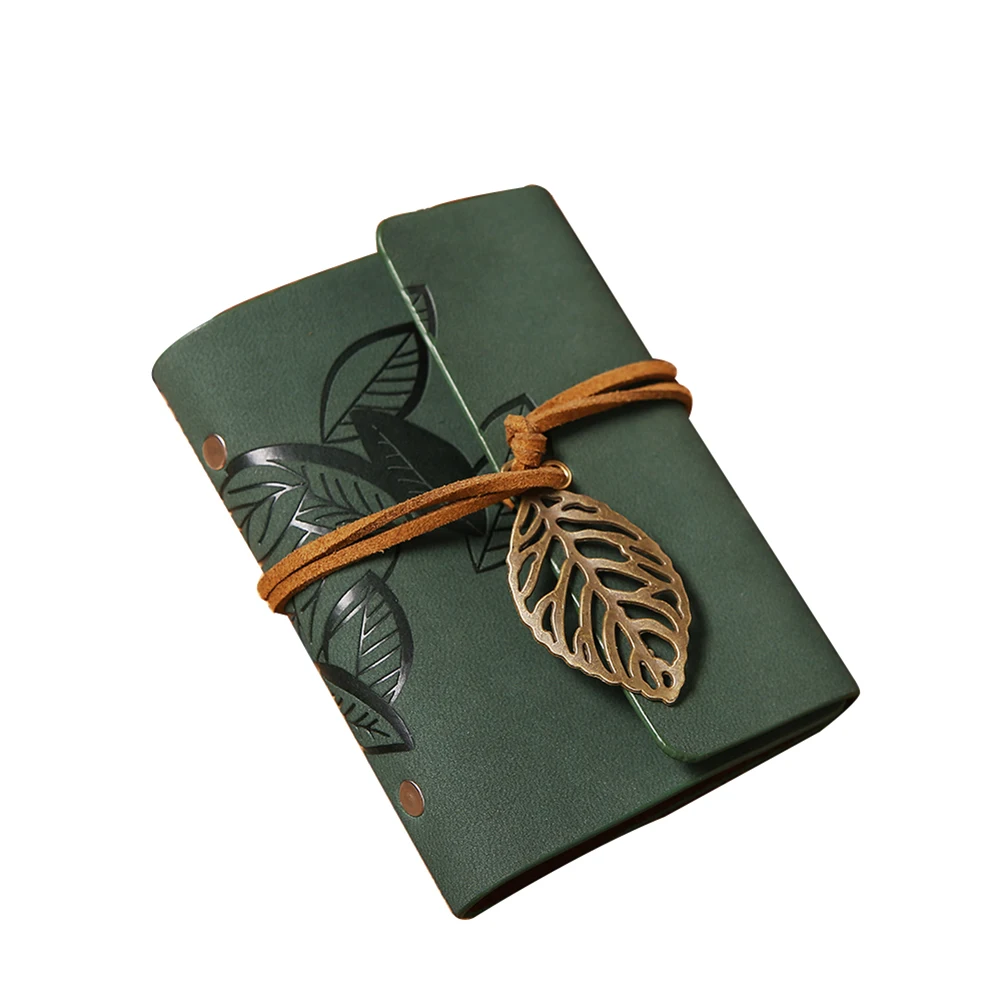 

Imitation Leather Card Pack Holder Card Protector Bag Leaf Design (Green)