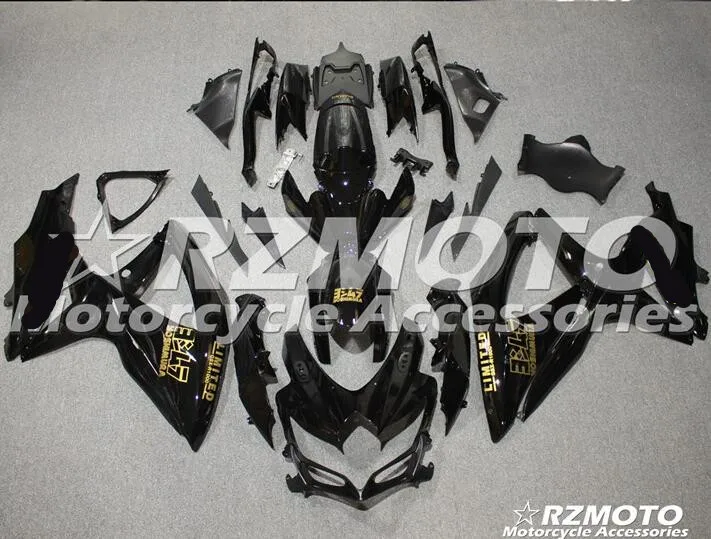 

ACE KITS New ABS Injection Fairings Kit Fit For SUZUKI GSX-R600 GSX-R750 K8 2008 2009 GSX-R600 k8 08 09 Black T13