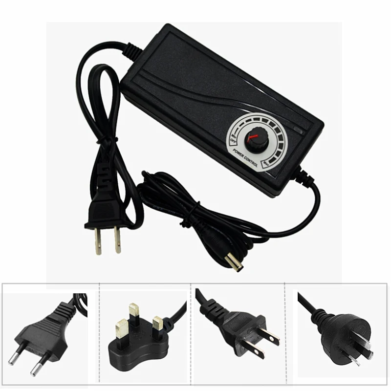 

Excellway 3-16V 2A 32W Desktop Adjustable Power Adapter Double Line AC/DC Adapter
