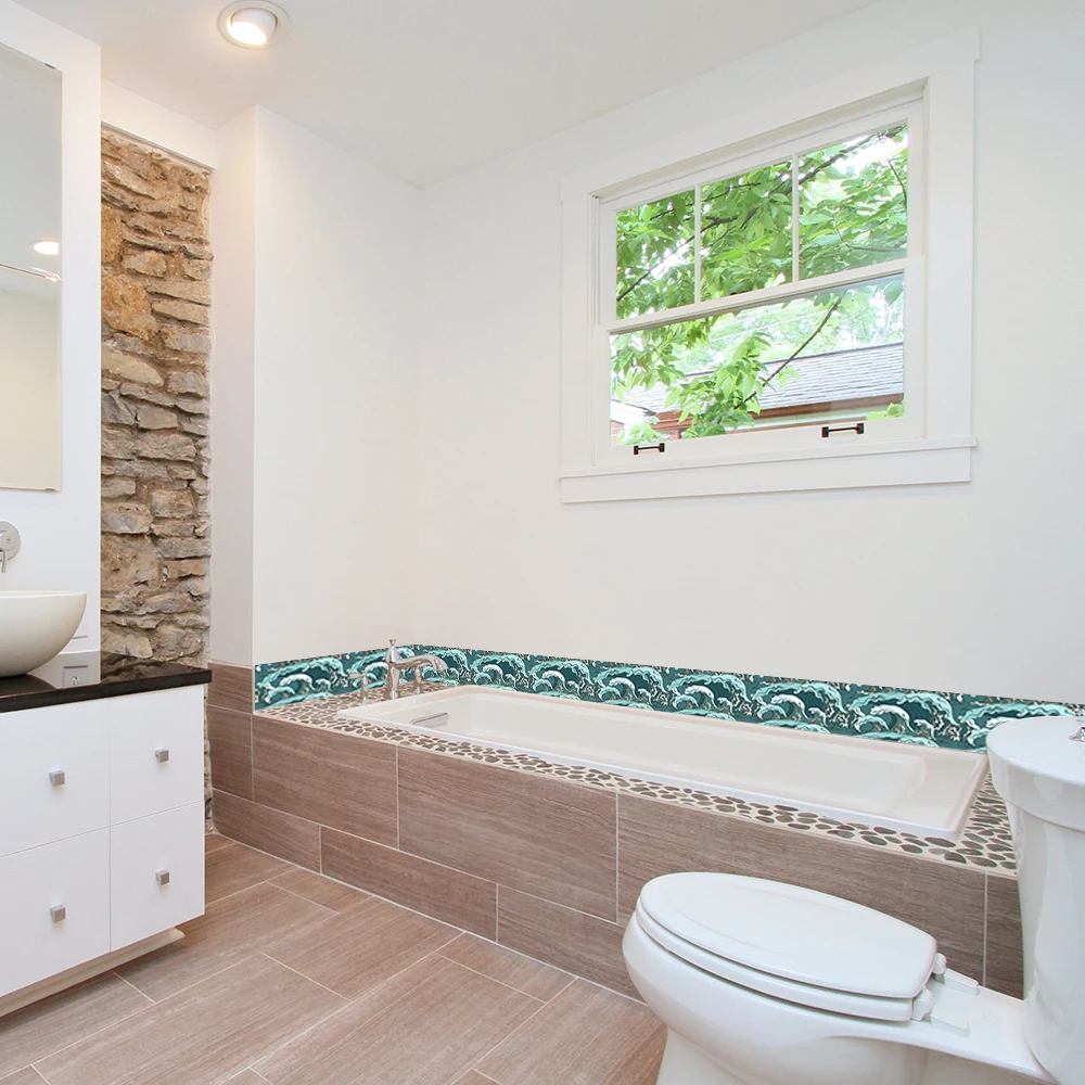 Bathroom Tile Border Stickers Everything Bathroom