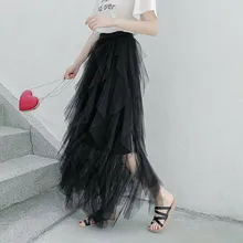 Женская сказочная балетная пачка, юбка, Необычные стильные летние Многослойные Юбки принцессы, женские новые сексуальные кружевные однотонные цветные плавки