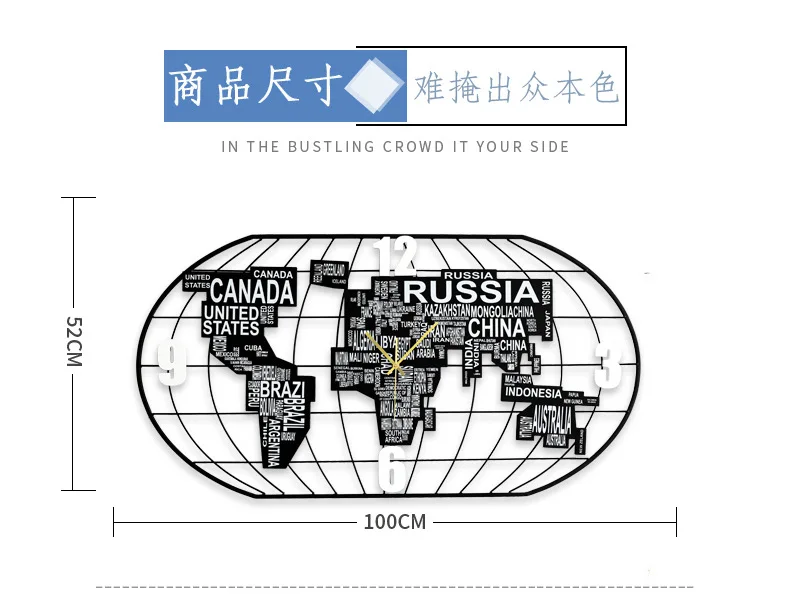 Скандинавские минималистичные креативные карты мира настенные часы современный дом гостиная немой часы модные художественные украшения кварцевые часы горячий подарок