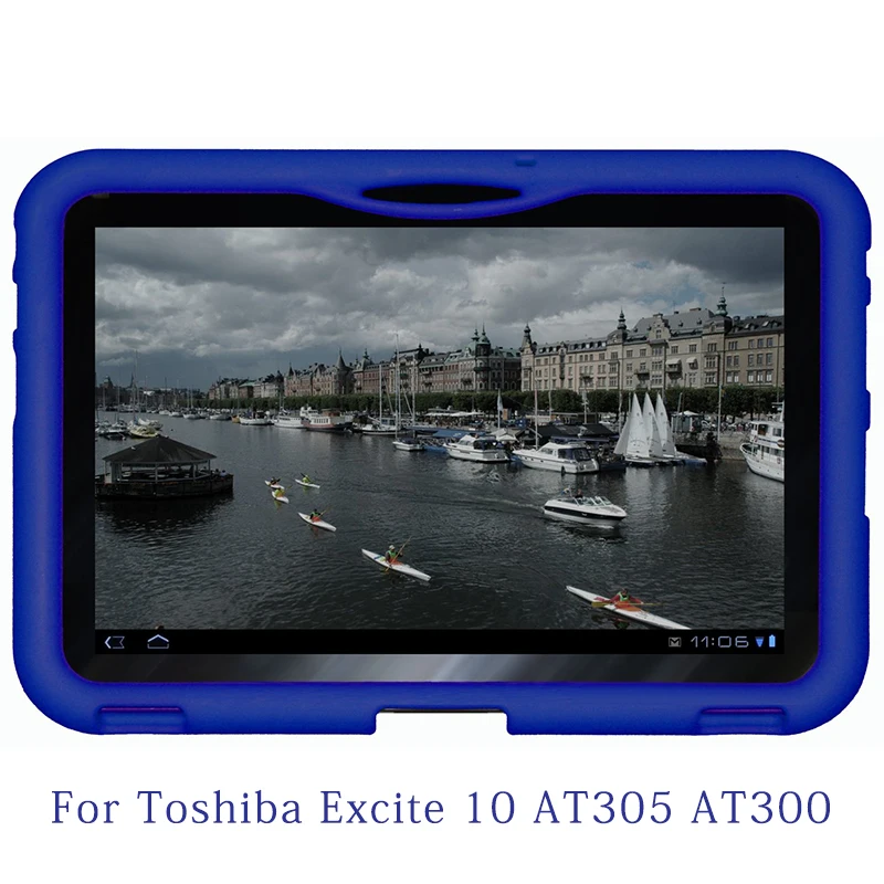 Силиконовый чехол MingShore для Toshiba Excite10 AT300 10,1 дюймов Прочный противоударный чехол для планшета Toshiba Excite 10 AT305