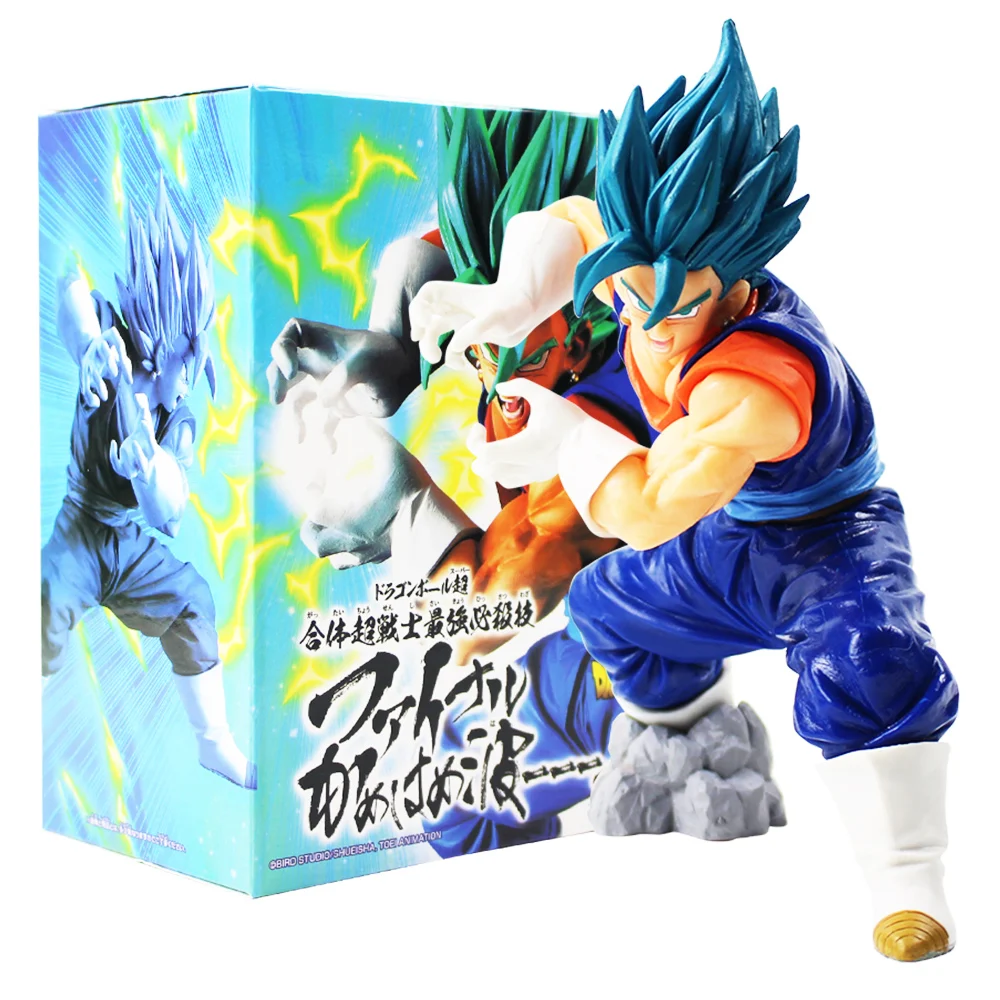 18 см Dragon Ball Z Супер Saiyan фигурка Вегета Kamehameha Dragonball синий волос фигурка ПВХ Коллекционная модель игрушки куклы