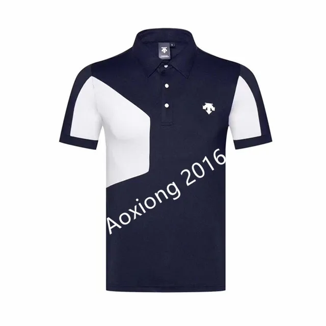 mens Sportswear Short sleeve DESCENTE Golf T shirt 3colors Golf clothes